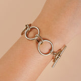 Sterling Silver Circle Links - Gaea | Crystal Jewelry & Gemstones (Manila, Philippines)