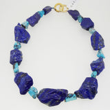 Lapis Lazuli and Sleeping Beauty Turquoise - Gaea