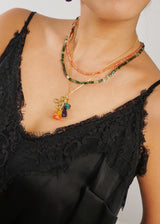 Amethyst, Chrysocolla, Citrine, and Carnelian with Mystic Knot Charm - Gaea | Crystal Jewelry & Gemstones (Manila, Philippines)