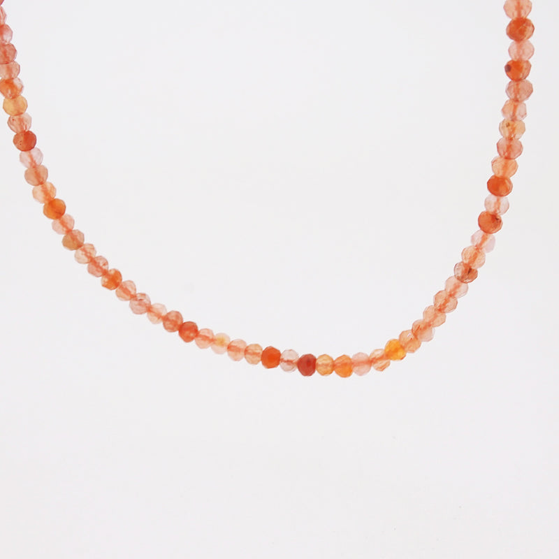 A-Grade Sunstone Faceted Rondelle 3.5mm - Gaea | Crystal Jewelry & Gemstones (Manila, Philippines)
