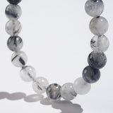 Black Tourmalinated Quartz 10mm - Gaea