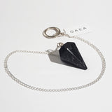 Black Tourmaline Pendulum - Gaea