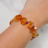 Geometric Citrine w/ Amethyst - Gaea