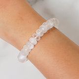 Selenite Rondelle - Gaea