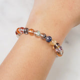 A-Grade Mixed Gemstones in Quartz 7mm - Gaea