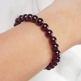 AA-Grade Purple Pyrope-Almandine Garnet 7mm - Gaea