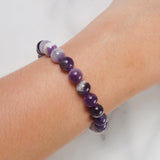 Chevron Amethyst 8mm - Gaea