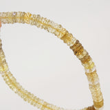 A-Grade Citrine Faceted Rondelle - Gaea