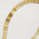 A-Grade Citrine Faceted Rondelle - Gaea