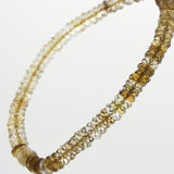 A-Grade Citrine Faceted Rondelle - Gaea