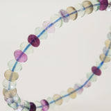 Multicolored Fluorite Rondelle 6mm - Gaea