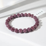 A-Grade Pink Lepidolite 8mm - Gaea