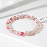 Pink Tourmaline in Quartz 8mm - Gaea