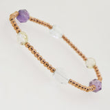 Amethyst, Prasiolite, and Lemon Quartz - Gaea