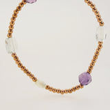 Amethyst, Prasiolite, and Lemon Quartz - Gaea