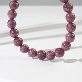 A-Grade Pink Lepidolite 8mm - Gaea
