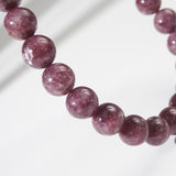 A-Grade Pink Lepidolite 8mm - Gaea