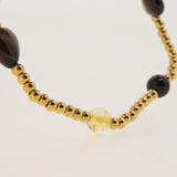 Tiger Eye, Gold Sheen Obsidian, and Citrine - Gaea