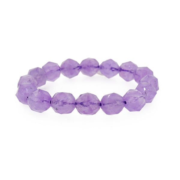 Lavender Amethyst Faceted Star - Gaea