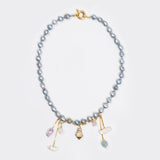 Baroque Pearl with Amethyst, Kunzite, Smoky Quartz, and White Moonstone - Gaea | Crystal Jewelry & Gemstones (Manila, Philippines)