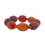 Carved Carnelian Tumble and 6mm - Gaea | Crystal Jewelry & Gemstones (Manila, Philippines)