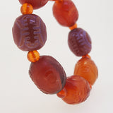 Carved Carnelian Tumble and 6mm - Gaea | Crystal Jewelry & Gemstones (Manila, Philippines)