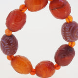 Carved Carnelian Tumble and 6mm - Gaea | Crystal Jewelry & Gemstones (Manila, Philippines)