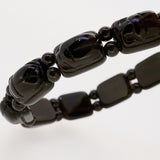 Rainbow Obsidian Carved Scarab Bangle - Gaea | Crystal Jewelry & Gemstones (Manila, Philippines)