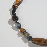 Tiger Eye, Hypersthene, Gold-Plated Hematite - Gaea