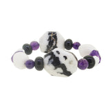 Zebra Jasper, Black Onyx, and Amethyst and Mixed Gemstones - Gaea
