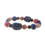 Sodalite, Dumortierite, and Rhodonite Mixed Gemstones - Gaea