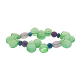 Green Fluorite, Amethyst, and Madagascar Apatite Mixed Gemstones - Gaea