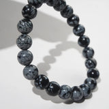 Snowflake Obsidian 8mm - Gaea