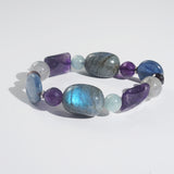 Labradorite, Amethyst, and Kyanite Mixed Gemstones - Gaea