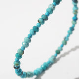 Turquoise Faceted Rondelle with 2mm - Gaea