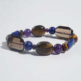 Smoky Quartz, Lapis Lazuli, Amethyst Mixed Gemstones - Gaea
