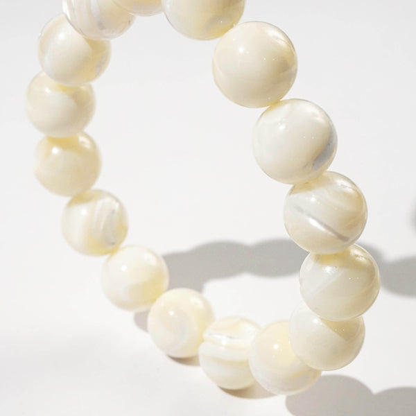 White Mother of Pearl 12mm - Gaea