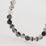 Black Tourmalinated Quartz 6mm - Gaea | Crystal Jewelry & Gemstones (Manila, Philippines)
