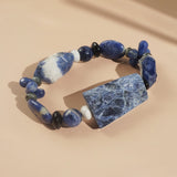 Sodalite, Dumortierite, and Black Onyx Mixed Gemstones - Gaea