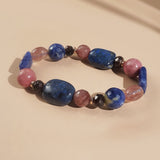 Sodalite, Dumortierite, and Rhodonite Mixed Gemstones - Gaea