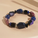 Lepidolite, Dumortierite, and Charoite Mixed Gemstones - Gaea