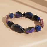 Lepidolite, Dumortierite, and Charoite Mixed Gemstones - Gaea