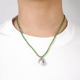 Freshwater Pearl with Multicolored Tourmaline - GAEA