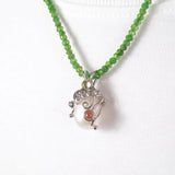 Freshwater Pearl with Multicolored Tourmaline - GAEA