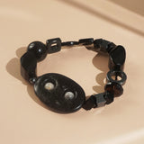 Astrophyllite, Black Onyx, and Hematite Mixed Gemstones - Gaea