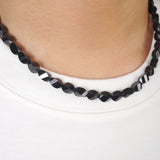 Black Spinel Faceted Twisted Nugget (S) - GAEA