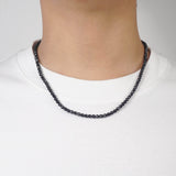 Black Onyx Faceted 4mm - GAEA