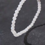 A-Grade Rainbow Moonstone Faceted 4mm - GAEA