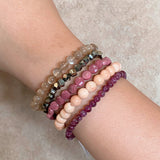 Rhodolite Garnet 4mm - Gaea