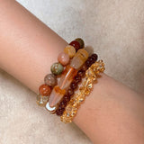 Hessonite Garnet 7mm - Gaea